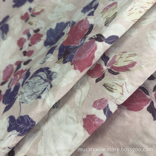 Stocklot Custom Digital Printing Cotton Webend Popel Stoff